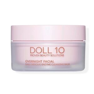 Doll 10 OVERNIGHT FACIAL DAILY DISSOLVE ENZYME CLEANSING BALM 3.38 oz